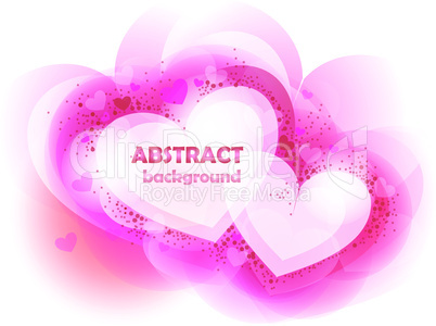 Abstract hearts. Vector illustration eps 10