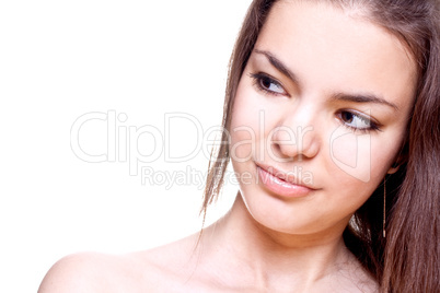 beautiful woman face