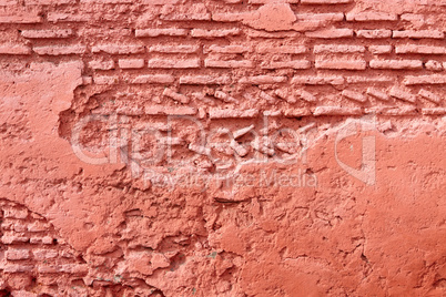 Moroccan Red Brick Wall