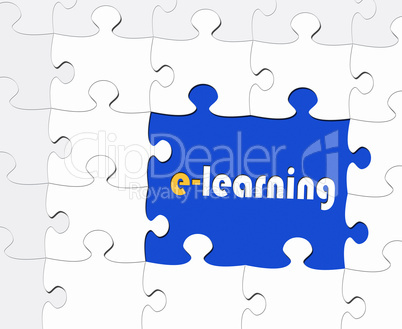 e-learning - Business and Education Concept