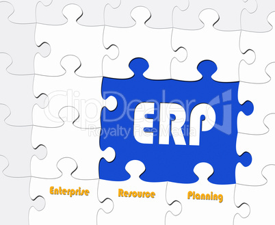 ERP - Enterprise Resource Planning - Concept