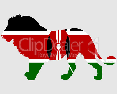 Löwe Kenia