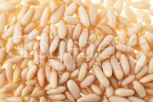 Pine nuts background