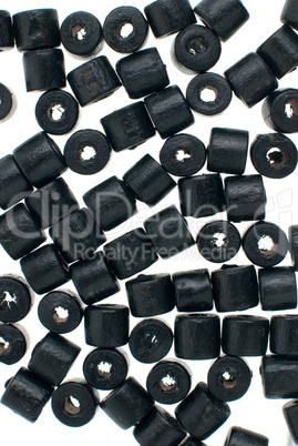 Black beads