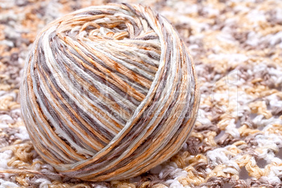 striped beige tangle of yarn