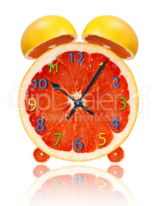 Grapefruit  clock