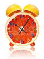 Grapefruit  clock