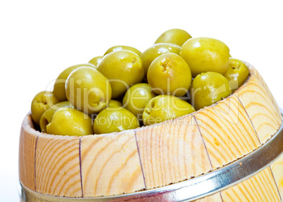 olive in small barrel