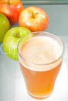 fresh apple juice
