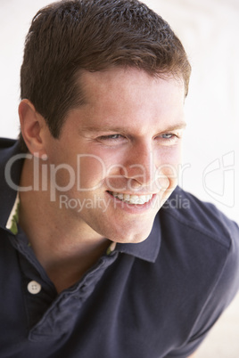 Portrait Of Happy Young Man Portrait Of Happy Young Man