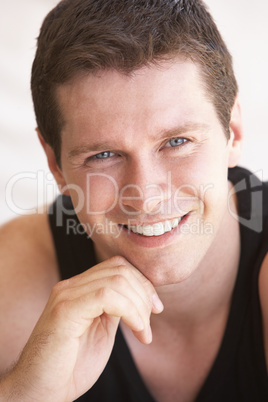 Portrait Of Happy Young Man Portrait Of Happy Young Man