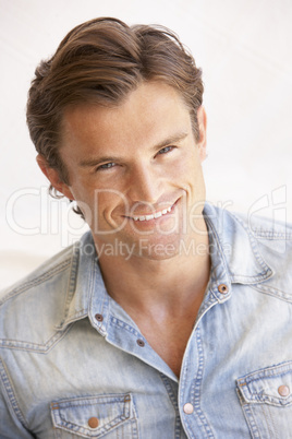 Portrait Of Happy Young Man