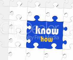 know how - Business Concept
