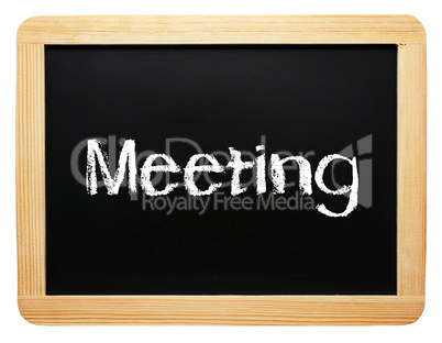 Meeting - Business Konzept Tafel