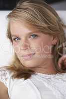 Studio Portrait Of Teenage Girl