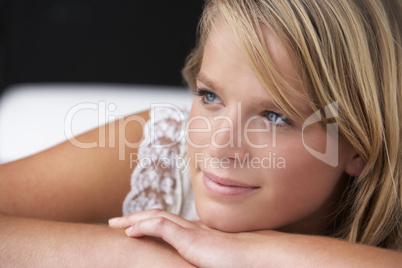 Studio Portrait Of Teenage Girl