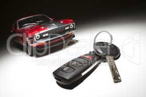 Car Key and Sports Car