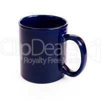 Dark blue coffee mug