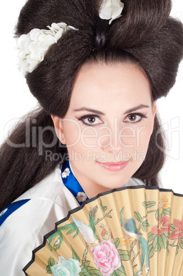 Portrait Of Geisha