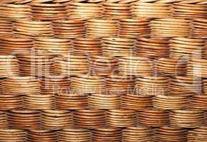 texture of the old wicker