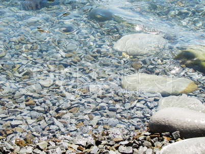 Texture colored sea rocks, background