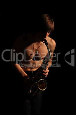 Man with a sax