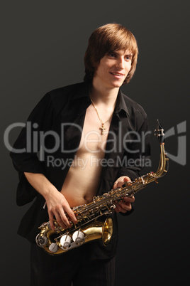 Man with a sax