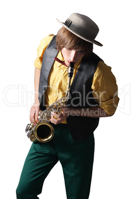 Man with a sax