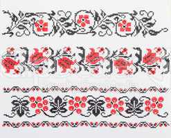 Ukrainian embroidery, towel