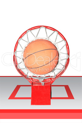 Basketball ball hoops