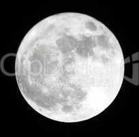 Phase of the moon, full moon. Ukraine, Donetsk region 19.03.11