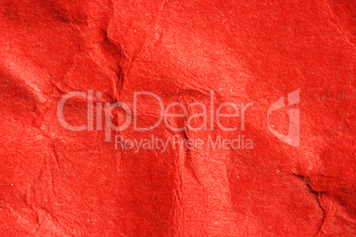 texture of red paper, pressed, crushed