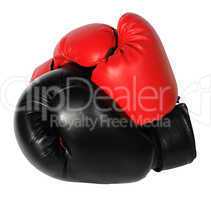 Red and black boxing-gloves