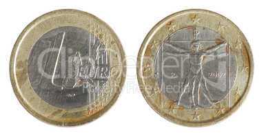 One euro coin (Italy)