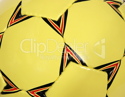 texture yellow soccer ball