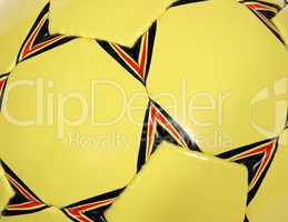 texture yellow soccer ball