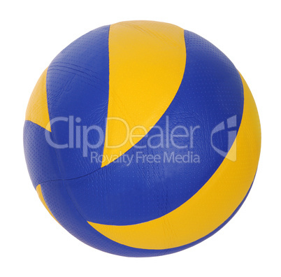 dark blue, yellow Volley-ball ball