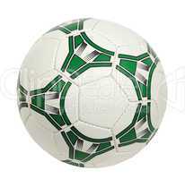 black and white soccer ball