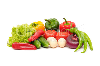 vegetable isolated on a white
