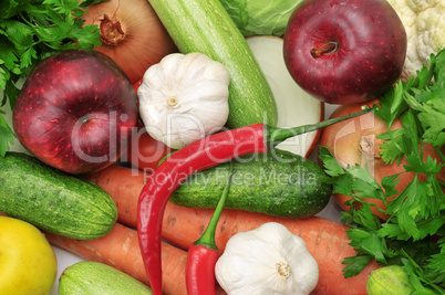 fruits and vegetables