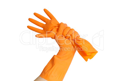 rubber glove