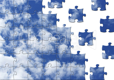 Wolken - Clouds - Puzzle Style