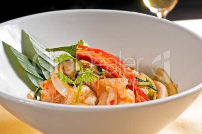 fresh seafood thai salad