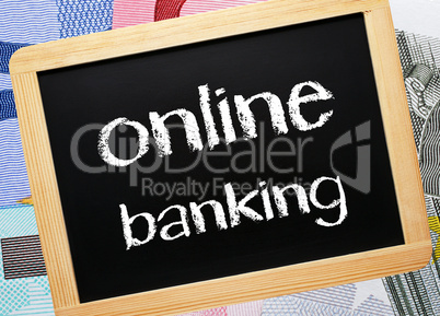 Online Banking - Money Concept Euros