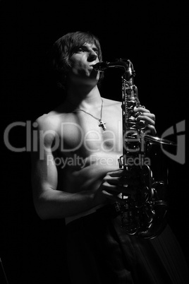 Man with a sax