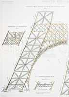 Old draft of the Eiffel Tower