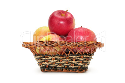 apples in basket