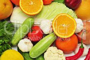 fruits and vegetables