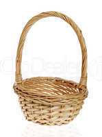 Brown wicker basket