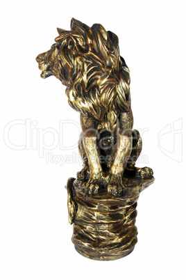 Bronze figurine of a lion